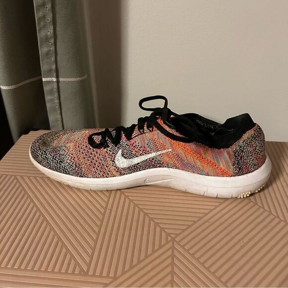 Nike Sneakers Multicolor Lightweight Athletic Workout Casual Black Neutral - Picture 5 of 10